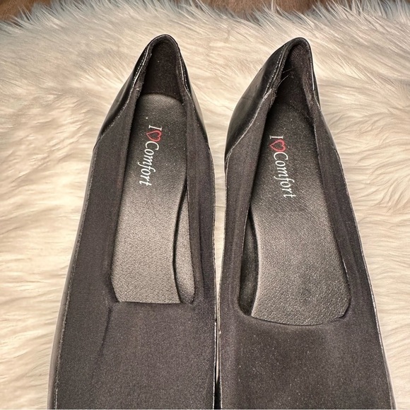 I Love Comfort Black Loafer Shoes Size 9.5 - Picture 3 of 14